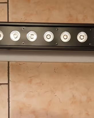 LED Wall Wash 18x18 W RGBWA + UV 6in1