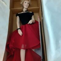 Bambola di Porcellana 14" DIANA IN SPAIN DOLL MIB