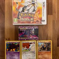 Pokemon Sole 3DS + Carte Pokemon