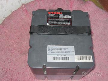 Batteria ZTECH  al Litio 48V -12Ah X BIKE-SCOOTER