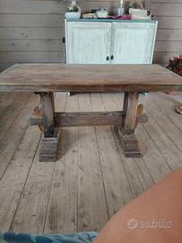Tavolino da fumo legno massello