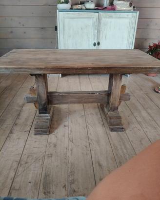 Tavolino da fumo legno massello
