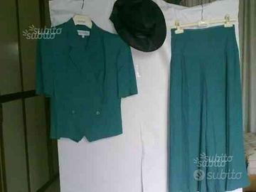 Vestito Verde con cappello