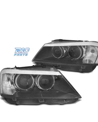FARI BMW X3 F25 10-14 ANGEL EYES LED NERO