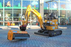 Miniescavatore Kato HD12VXE Trincia Procomas cm 80