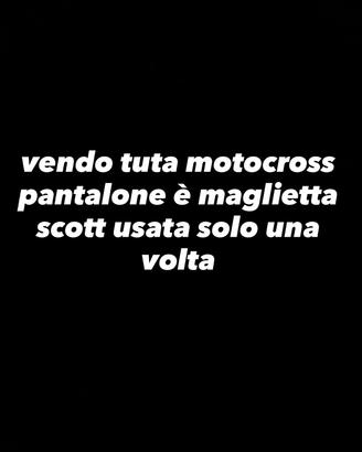 tuta motocross