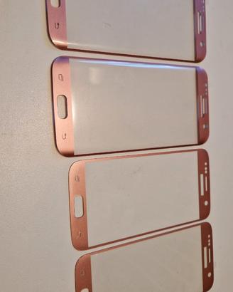 Protezione vetro Galaxy s7, s7 edge rosa metall