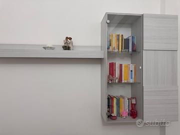 SOGGIORNO MODERNO COMPLETO GRIGIO CHIARO