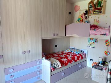Cameretta a soppalco bambini