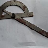 Gognometro metallo con barra millimetrata antico