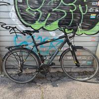 Bicicletta con portapacchi taglia L 55cm