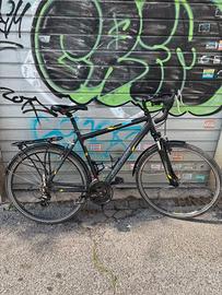 Bicicletta con portapacchi taglia L 55cm