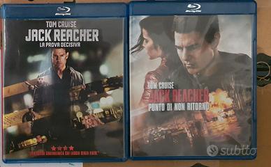 Bluray disc film jack Reacher con Tom Cruise