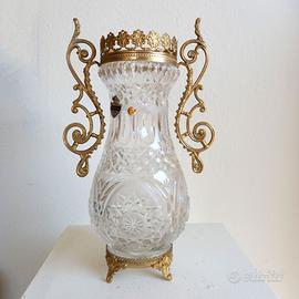 Vaso Cristiallo e Ottone