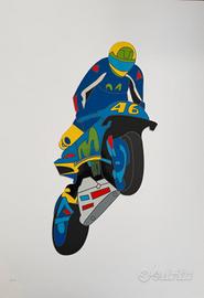 marco lodola ,serigrafia matetica originale  