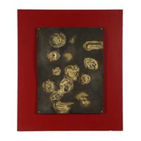 Pannello Scultura con Composizione Astratta