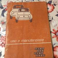 Libretto uso e manutenzione fiat 500 f/l