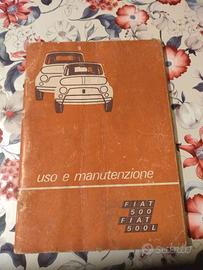 Libretto uso e manutenzione fiat 500 f/l