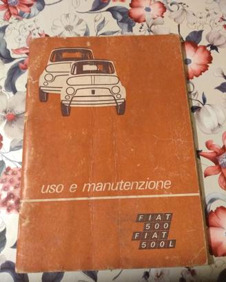 Libretto uso e manutenzione fiat 500 f/l