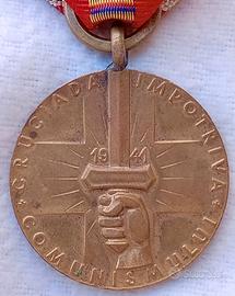 Medaglia romena era nazista crociata anticomunista
