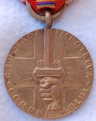 Medaglia romena era nazista crociata anticomunista