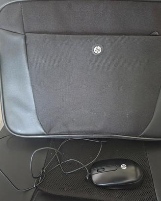 Borsa porta PC notebook portatile più mouse Hp.