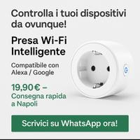 Presa WiFi Intelligente – Controlla luci e disposi