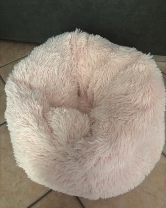 Cuccia morbida rosa per animali domestici