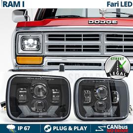 FARI Anteriori LED per Dodge Ram 1 OMOLOGATI 6500K