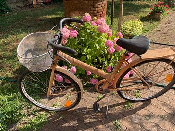 Bici legnano telaio forato