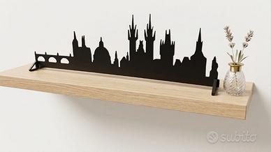 Skyline Praga Alluminio - Design Parete Tavolo