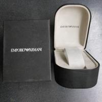 ARMANI SCATOLA PORTA OROLOGIO recente WBX70