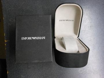ARMANI SCATOLA PORTA OROLOGIO recente WBX70