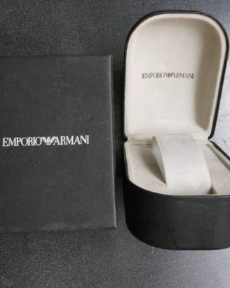 ARMANI SCATOLA PORTA OROLOGIO recente WBX70