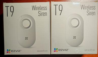 Due wireless siren Ezviz T9 nuove 