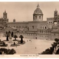 Stampa Antica Palermo - Duomo Cattedrale -
