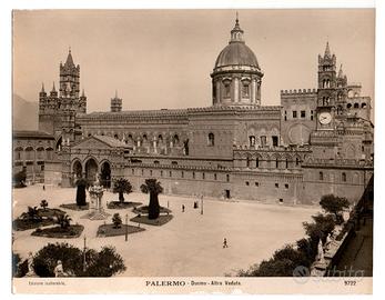 Stampa Antica Palermo - Duomo Cattedrale -