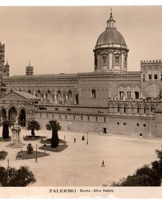 Stampa Antica Palermo - Duomo Cattedrale -