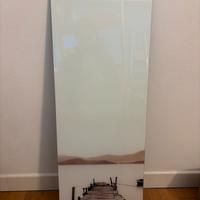 Lavagna Magnetica in Vetro Design Mare - 30x80 cm