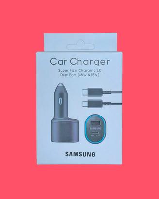 CARICABATTERIE DA AUTO SAMSUNG ORIGINALE NUOVO