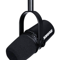 SHURE MV7 Black -MICROFONO PER PODCAST NERO