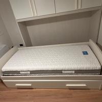 Letto  doppio estraibile vihals ikea