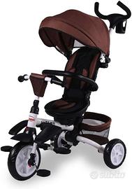 Biemme Triciclo Elite Pieghevole con Parasole