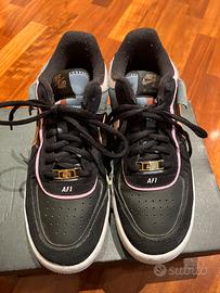 Air Force 1 Shadow Black Metallic Red Bronze