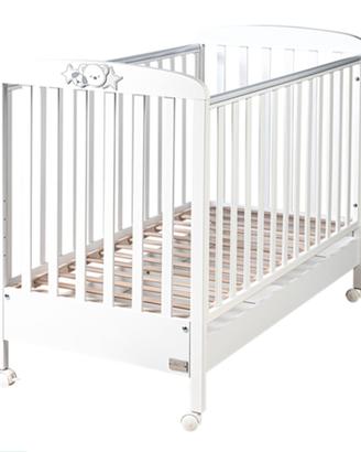 Lettino biano Picci con materasso