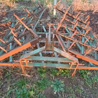 erpice a denti fissi per trattore 