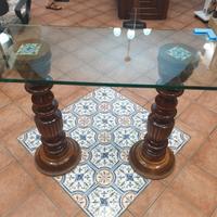 Consolle Vetro/Legno