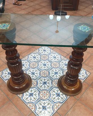 Consolle Vetro/Legno