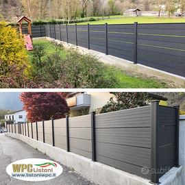 Recinzioni listoni WPC steccato recinto staccionat