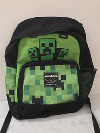 zaino bambino minecraft 